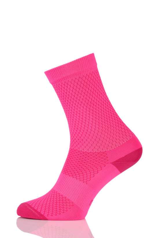 Nessi Sportswear Cyklistické Ponožky BSL-21-20 Neon Pink-Pink Velikost: 35-37