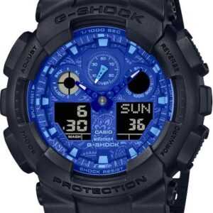 Casio G-Shock GA-100BP-1AER Blue Paisley Series