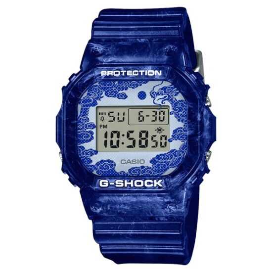 Casio G-Shock DW-5600BWP-2ER Blue Porcelain Edition