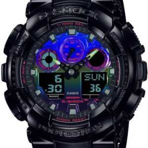 Casio G-Shock GA-100RGB-1AER Virtual Rainbow Series