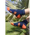 Nessi Sportswear Běžecké ponožky PRO Race R RMO-17 Blue + orange Velikost: 35-37
