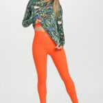 Nessi Sportswear Multisportovní Prodyšné Legíny Ultra ULL-30 Orange Velikost: XS/S