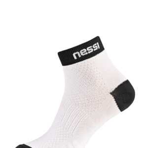 Nessi Sportswear Prodyšné Běžecké Ponožky RSB-00-90 White-Black Velikost: 45-47