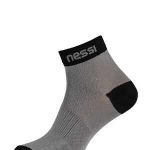Nessi Sportswear Prodyšné Běžecké Ponožky RSB-99-90 Grey-Black Velikost: 35-37
