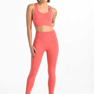Nessi Sportswear Multisportovní Prodyšné Legíny Ultra ULL-29 Coral Pink Velikost: XS/S