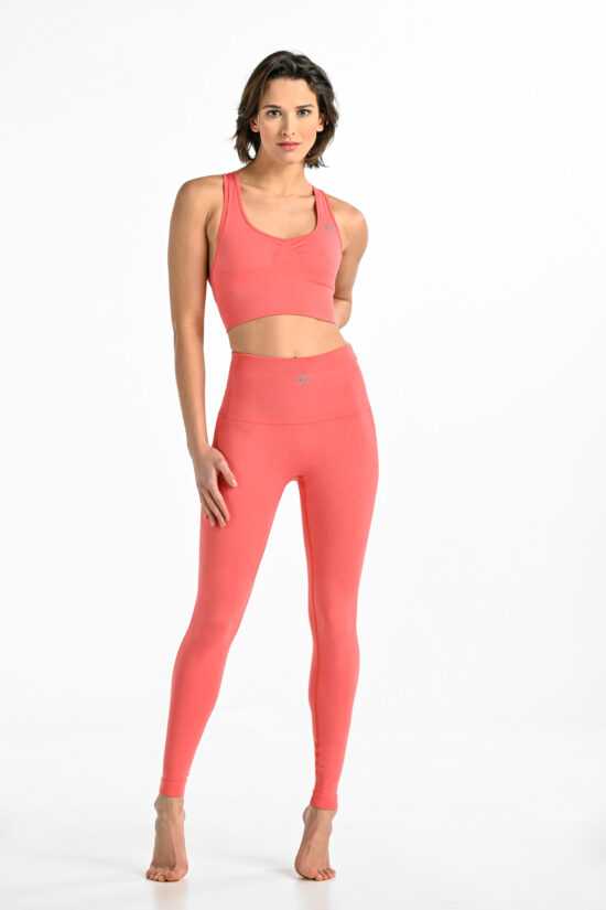 Nessi Sportswear Multisportovní Prodyšné Legíny Ultra ULL-29 Coral Pink Velikost: XS/S