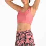 Nessi Sportswear Sportovní Top Podprsenka TS5-29 Coral Pink Velikost: XS