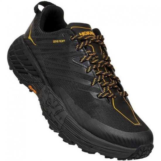 Pánské běžecké boty Hoka One One Speedgoat 4 Gtx Velikost bot (EU): 42 / Barva: černá/žlutá