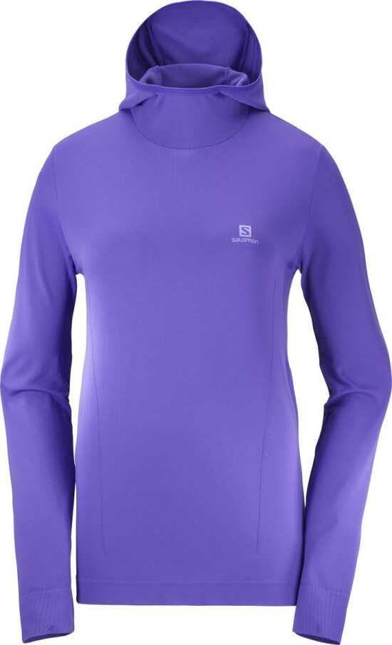 Salomon Essential Seamless T-Shirt Hoodie W S